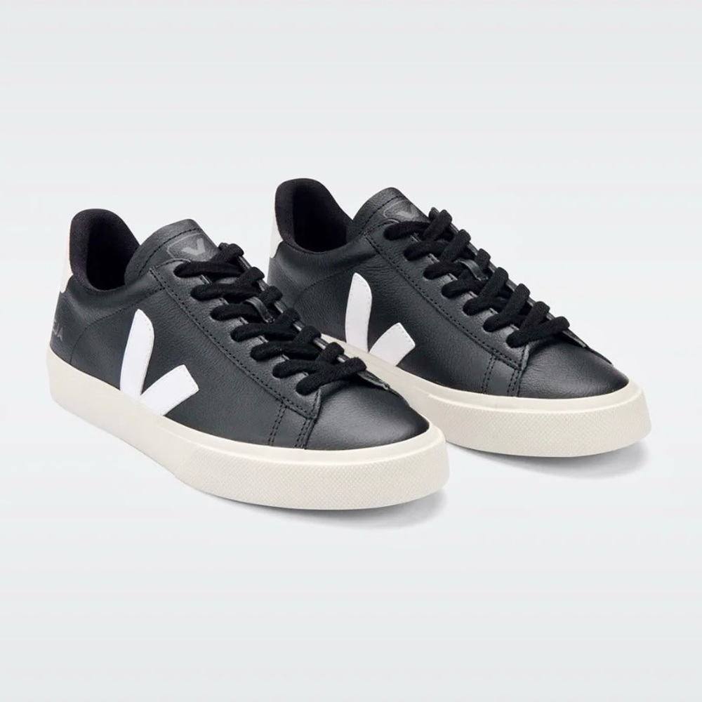 Veja Campo Sneaker in Chromefree Black White